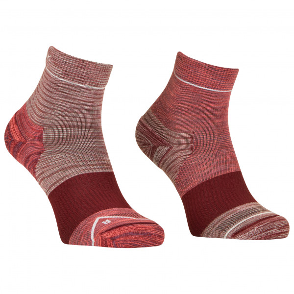 Ortovox - Women's Alpine Quarter Socks - Merinosocken Gr 39-41 rot/braun von Ortovox
