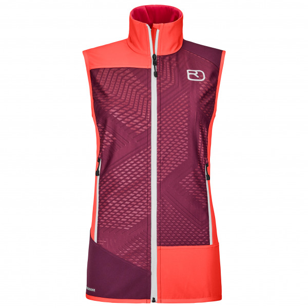 Ortovox - Women's Col Becchei Vest - Softshellweste Gr M;S;XS blau;rot;schwarz von Ortovox