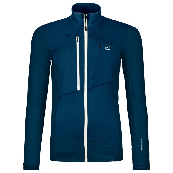 Ortovox - Women's Fleece Grid Jacket - Fleecejacke Gr L blau von Ortovox