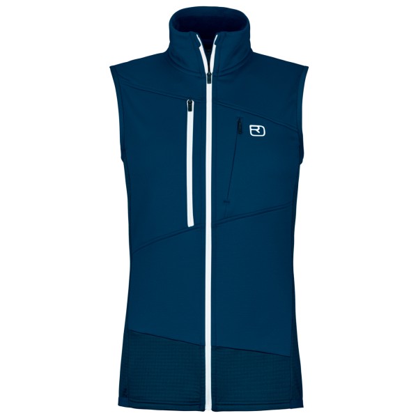 Ortovox - Women's Fleece Grid Vest - Merinoweste Gr L blau von Ortovox