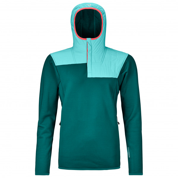 Ortovox - Women's Fleece Plus Anorak - Fleecepullover Gr XS türkis von Ortovox