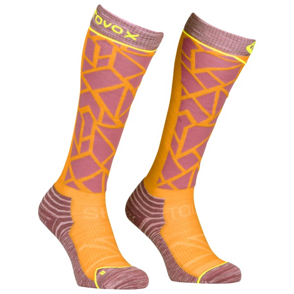 Ortovox - Women's Ski Tour Comp Long Socks - Skisocken Gr 39-41 orange von Ortovox