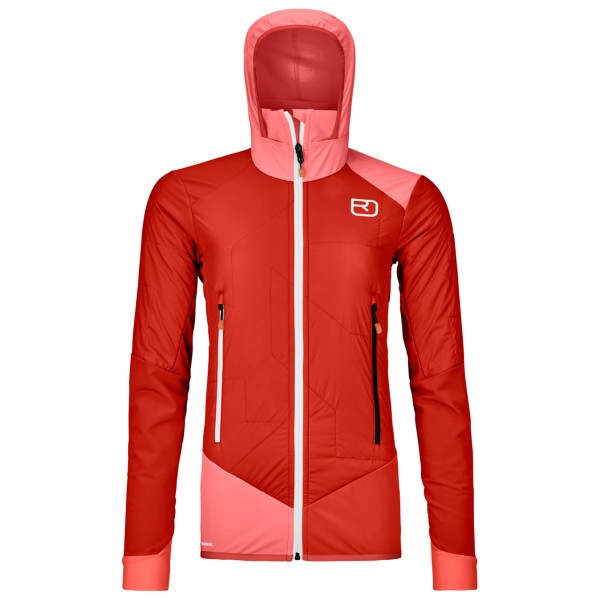 Ortovox - Women's Swisswool Col Becchei Hybrid Jacket - Softshelljacke Gr XL rot von Ortovox