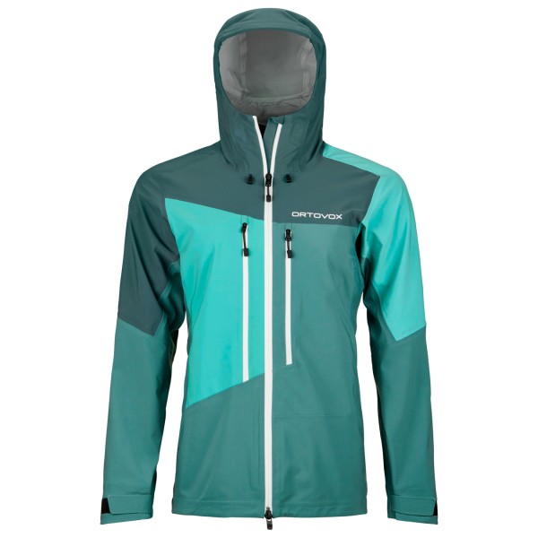 Ortovox - Women's Westalpen 3L Jacket - Regenjacke Gr L türkis von Ortovox