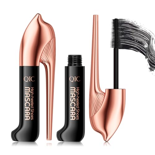 Mascara Wasserfest Schwarz, Wimperntusche Lange Wimpern, Volumen Und IntensitäT, Falsche Wimpern Effekt füR Augen Makeup, Waterproof, Langanhaltende, 6ml von Oruagmel