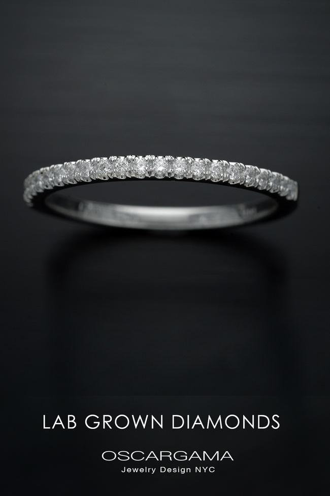 Ehering Mit Lab Grown Diamonds Set Micro Pave Half Way F-Vs Qualität Hpht - Cvd Ehering Mit Lab Grown Diamonds Set Micro Pave Half Way F-Vs Qualität Hpht - Cvd von OscargamaJewelry