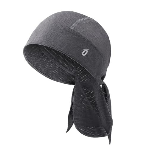 Oscenny Fahrradmütze,Leichtes Perforiertes Material Schnell Trocknend Kopfbedeckung Sonnenschutz Radfahren Laufen Motorrad Mütze von Oscenny