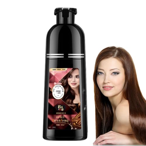 Oseczmut Haarfärbe-Shampoo für Damen, Haarfärbe-Shampoo, natürliches Haarfärbe-Shampoo, 450 ml, gründliche Reinigung und Pflege, ohne Bleichmittel Oseczmut Haarfärbe-Shampoo für Damen, Haarfärbe-Shampoo, natürliches Haarfärbe-Shampoo, 450 ml, gründliche Reinigung und Pflege, ohne Bleichmittel von Oseczmut
