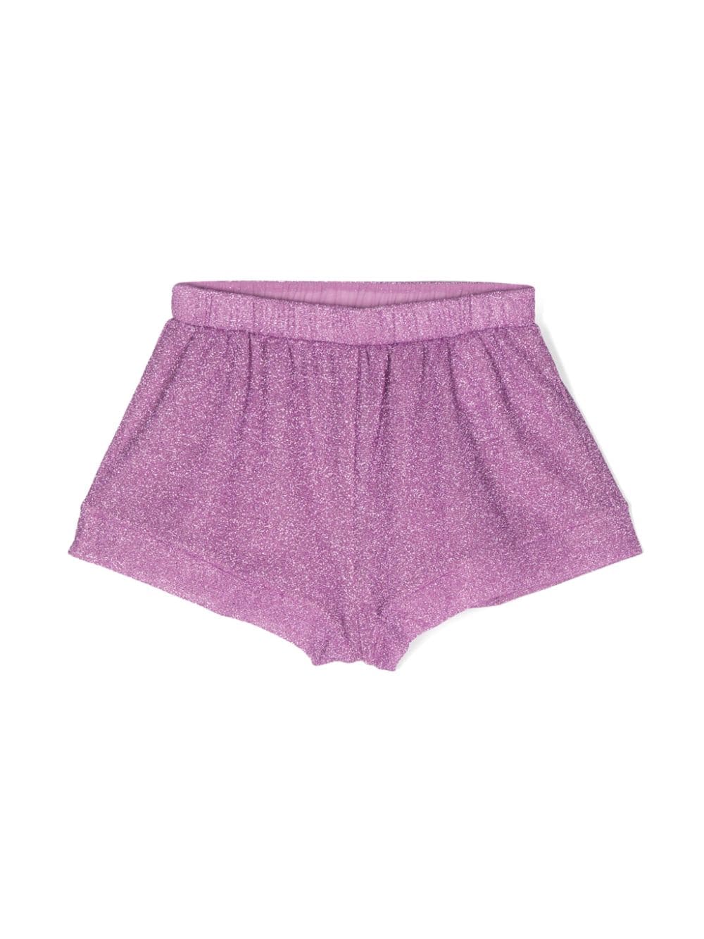 Oseree Kids Lurex-Shorts mit Stretchbund - Violett von Oseree Kids