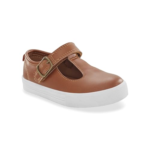 OSHKOSH B'GOSH Unisex-Kinder Gracey Mary Jane Schuh, Braun von OshKosh B'Gosh