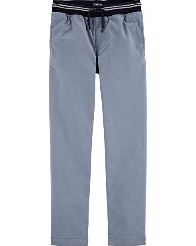 OshKosh B'Gosh Jungen Twill Pull-on Joggers Lässige Hose, Taubenblau, 10 OshKosh B'Gosh Jungen Twill Pull-on Joggers Lässige Hose, Taubenblau, 10 von OshKosh B'Gosh
