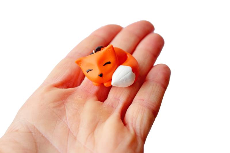 Kleiner Fuchs Anhänger Halskette, Waldtier Schmuck, Goblinkern Für Kleine Mädchen, Weihnachtsgeschenk Enkelin von Osheep