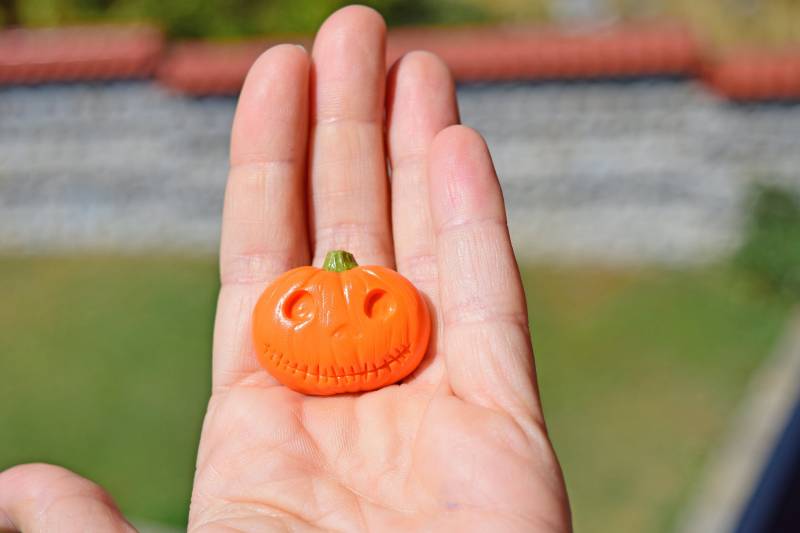 Lustige Halloween-Karte Mit Abnehmbarer Kürbis-Anstecknadel, Niedliche Kürbis-Magnet-Reversnadel, Halloween-Brosche Für Erwachsene von Osheep