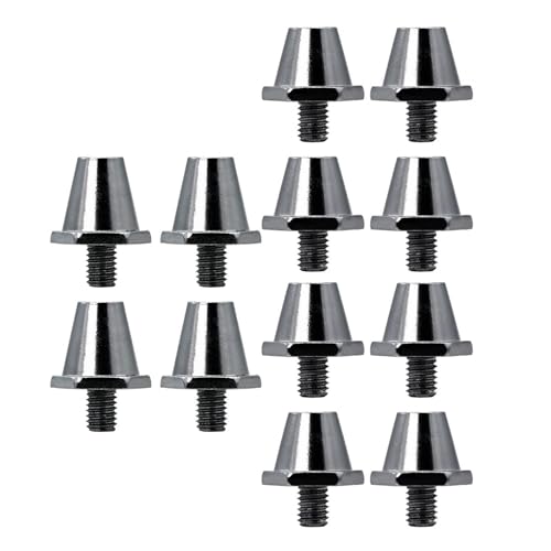 Oshhni 12 Stück Fußballschuhe Stollen, Fußballstollen Aluminiumlegierung, Football Shoe Spikes, Profi Fußball Stollen für Wettkampfsportarten, 11mm 13mm, GRAU Oshhni 12 Stück Fußballschuhe Stollen, Fußballstollen Aluminiumlegierung, Football Shoe Spikes, Profi Fußball Stollen für Wettkampfsportarten, 11mm 13mm, GRAU von Oshhni