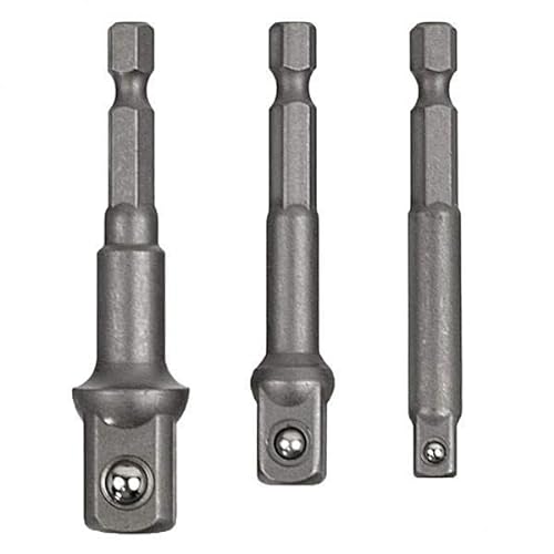 Oshhni 5X 3X Stecknuss Bit Adapter Sechskant Umrüstsatz von Oshhni