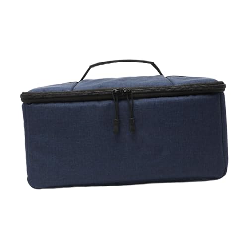 Oshhni Aufbewahrungstasche für Angelrollen, Organizer für Angelgeräte, Etui für Angelrollen, für den Außenbereich, Navy blau von Oshhni