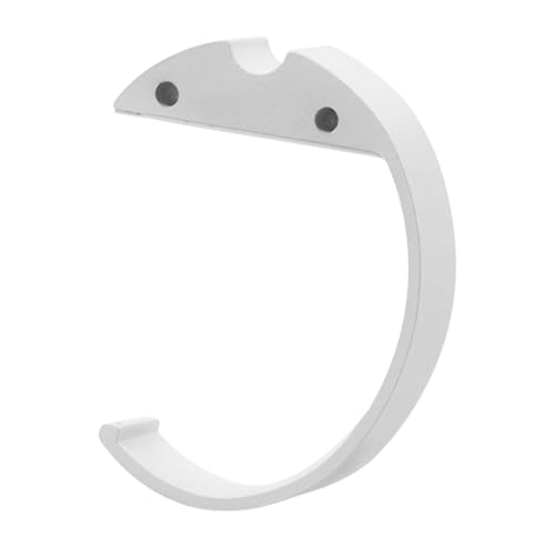 Oshhni C -förmige Schreibtischbaushalte -Hook Desktop Organizer Leichtes Mehrzweck für Restaurants unter dem Desk -Rucksack -Haken Aluminium, Weiß von Oshhni