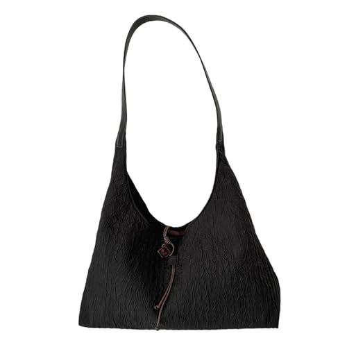 Oshhni Damen-Umhängetasche, Hobo-Tasche, Geldbörse, Canvas-Tasche für Verabredungen, Pendeln, Einkaufen, Schwarz Oshhni Damen-Umhängetasche, Hobo-Tasche, Geldbörse, Canvas-Tasche für Verabredungen, Pendeln, Einkaufen, Schwarz von Oshhni