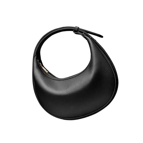 Oshhni Damen Umhängetasche Trendy Hobo Unterarmtasche für den täglichen Gebrauch Shopping Urlaub, Schwarz Oshhni Damen Umhängetasche Trendy Hobo Unterarmtasche für den täglichen Gebrauch Shopping Urlaub, Schwarz von Oshhni