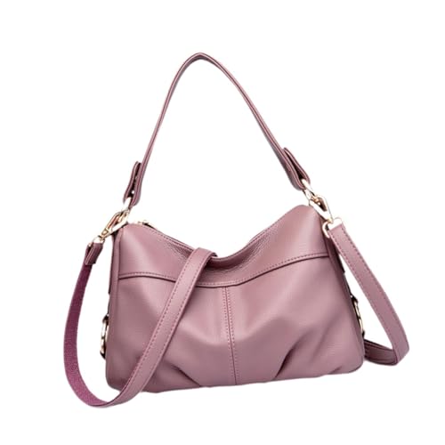 Oshhni Damen-Umhängetasche aus, leicht, trendig, für den Weg zur Arbeit, Verabredungen, Lila von Oshhni