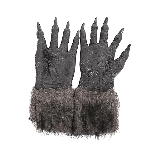 Oshhni Halloween-Werwolf-Kostüm, Wolfskrallen-Handschuhe für Cosplay-Kostüme von Oshhni