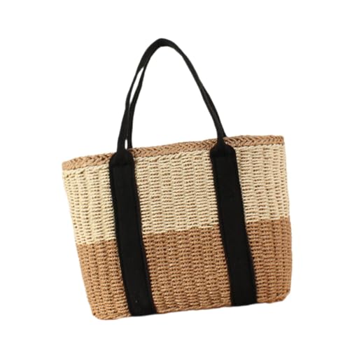 Oshhni Handgewebte Umhängetasche, Mehrzweck-Übernachtungstasche für den täglichen Strandurlaub, C von Oshhni