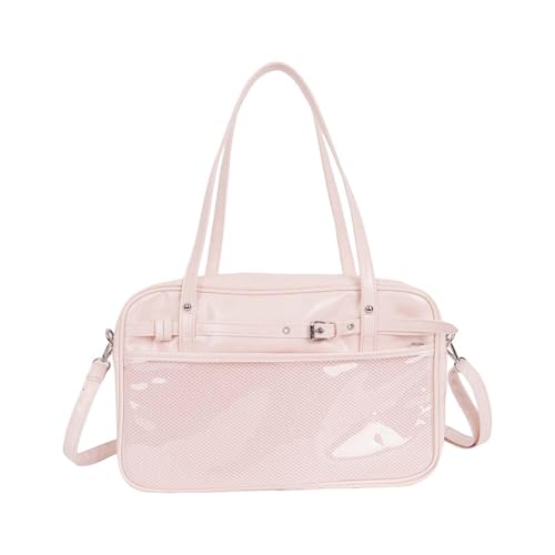 Oshhni Handtasche, elegant, für, mit verstellbarem Riemen, japanischer Stil, Umhängetasche, Rosa von Oshhni