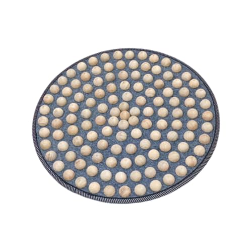 Oshhni HolzfußAkupressurmatte, Massagebrett, tragbares Akupressurkissen, Fußmassagekissen für, Salon, Erwachsene, Männer, Frauen, Style E von Oshhni