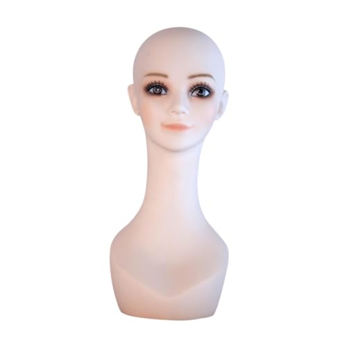 Oshhni Kosmetik-Mannequinkopf, Modell, Perücke, Büste, Kopfständer, PVC-Organizer-Halter mit Ohrloch für Zuhause, Cowboyhut, Geschäft, Sonnenbrille Oshhni Kosmetik-Mannequinkopf, Modell, Perücke, Büste, Kopfständer, PVC-Organizer-Halter mit Ohrloch für Zuhause, Cowboyhut, Geschäft, Sonnenbrille von Oshhni