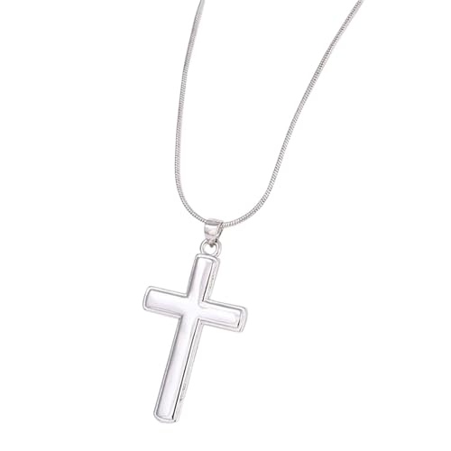 Oshhni Kreuz-Halskette für Männer, Kreuz-Anhänger-Halskette von Mama-Schmuck bis hin zu Herren-Kreuz-Halskette für Weihnachten, Geburtstag, Vatertag von Oshhni