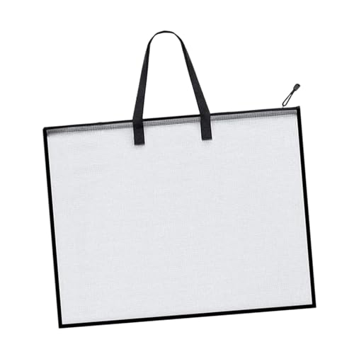 Kunst-Portfolio-Tasche, Poster-Aufbewahrungstasche, Akten-Organizer, langlebige Tragetasche, Kunstbedarf-Tasche, transparente Tasche für Poster, von Oshhni