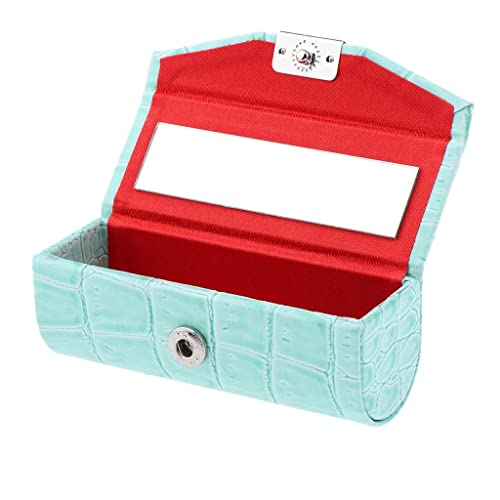 Oshhni Lippenstift Organizer mit Spiegel - Marineblau von Oshhni