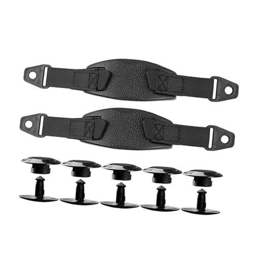 Oshhni Lochschuhe Rückengurt EVA, Abnehmbarer Schuhknöchelgurt für Sandalen, Hausschuhe Damen, Schwarz Oshhni Lochschuhe Rückengurt EVA, Abnehmbarer Schuhknöchelgurt für Sandalen, Hausschuhe Damen, Schwarz von Oshhni