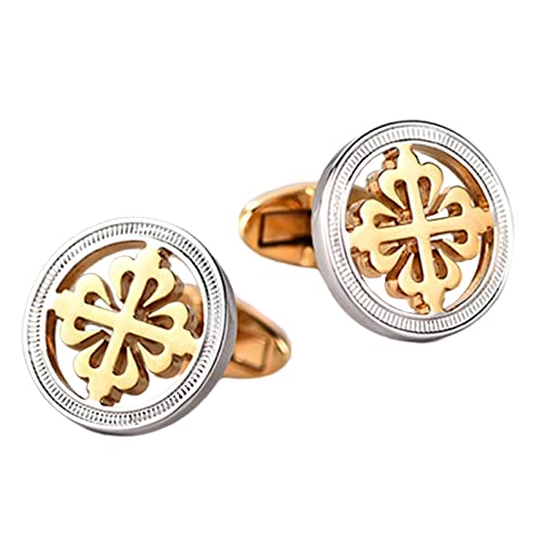 Oshhni Luxus Manschettenknöpfe Manschettenknöpfe Herren Damen Hemd Manschettenknöpfe für Jubiläumsgeschenke von Oshhni