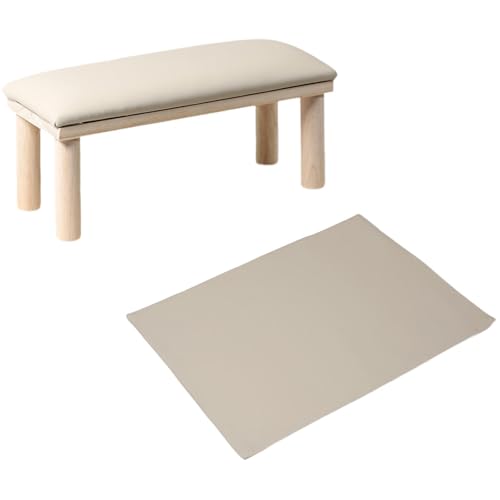 Oshhni Nagelarm Ruhehandkissen Holz Salon Haus Elegant Maniküre Kissen Maniküre Maniküre Hand Ruhe Nagel Armlehnen, Khaki von Oshhni