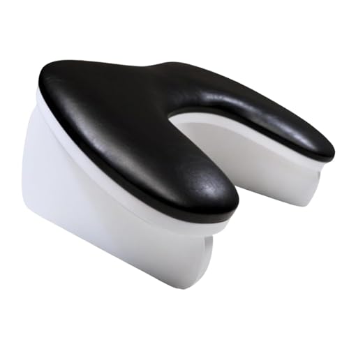 Oshhni Nagelarmlehne, Handauflage, Kissen, rutschfeste Basis, Geschenke, tragbar, unverzichtbar für Zuhause, Nagelkunst, Maniküre, Salonzubehör, Schwarz von Oshhni