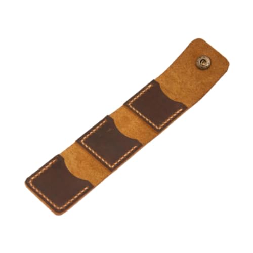 Oshhni Picks Organizer Plectrums Bag Geschenk Portable Gitarre Picks Holder Gitarrenpick, Braun Oshhni Picks Organizer Plectrums Bag Geschenk Portable Gitarre Picks Holder Gitarrenpick, Braun von Oshhni