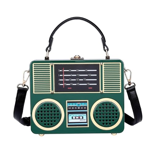 Oshhni Radioform Umhängetasche für Ausflüge und besondere Anlässe, Grün Oshhni Radioform Umhängetasche für Ausflüge und besondere Anlässe, Grün von Oshhni