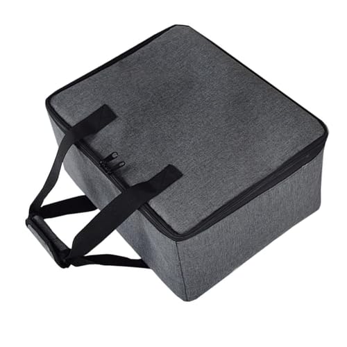 Oshhni Reise -Make -up -Tasche Kosmetikbeutel wiederverwendbarer Verschleißlager für Frauen Männer kompakt Mehrzweck dicker Pinselhalter Reißverschluss, 40x20x32cm von Oshhni