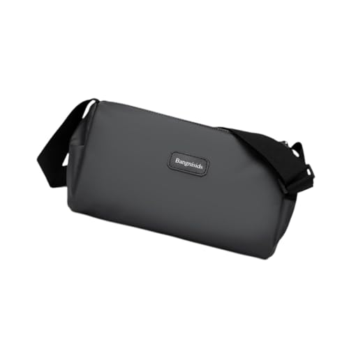 Oshhni Schultertasche für Herren, lässige Tragetasche, Seitentasche für Radfahren, Business, Sport, Fitnessstudio, Reisen, Grau Oshhni Schultertasche für Herren, lässige Tragetasche, Seitentasche für Radfahren, Business, Sport, Fitnessstudio, Reisen, Grau von Oshhni