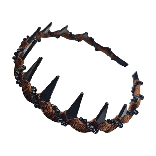 Oshhni Stirnband-Dekoration, mühelose Mode mit Zähnen, Haarreif für Geschenke, Kaffee von Oshhni