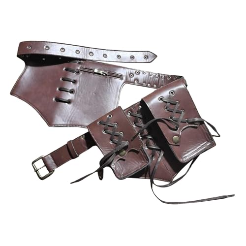 Oshhni Taillengurtbeutel Taille Tasche tragbarer modischer Vintage -Gürtelbeutel Telefonhalter für Kostümzubehör Rollenspiele Oshhni Taillengurtbeutel Taille Tasche tragbarer modischer Vintage -Gürtelbeutel Telefonhalter für Kostümzubehör Rollenspiele von Oshhni