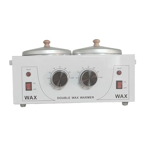 Oshhni Tragbare Wachsheizmaschine, Wachspot, einstellbare Temperatur, Doppelwachs -Topf -Kit, Schmelzmaschine für Anfänger der Haarentfernung Oshhni Tragbare Wachsheizmaschine, Wachspot, einstellbare Temperatur, Doppelwachs -Topf -Kit, Schmelzmaschine für Anfänger der Haarentfernung von Oshhni