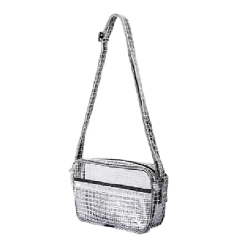Oshhni Transparente Tasche für Stadionveranstaltungen, Umhängetasche, praktische, transparente PVC-Mode-Umhängetasche, PVC-Umhängetasche zum Wandern, S von Oshhni