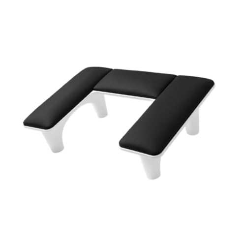 Oshhni U Form Arm Ruhe Maniküre Handruhe Nägel Kissen, tragbare abnehmbare Beine Nagelhandkissen für Acrylnägel Salon Holiday, Schwarz von Oshhni