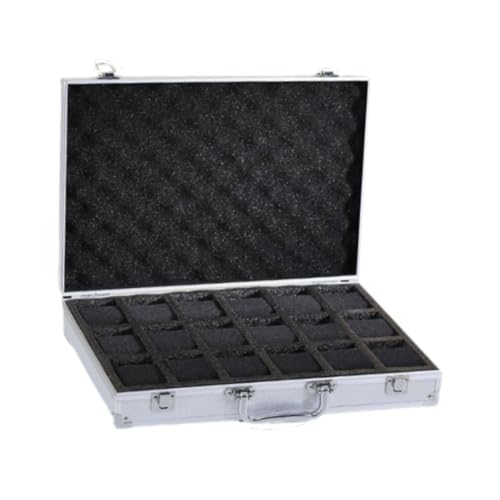 Oshhni Uhrengehäuse, Luxus-Uhrenbox für Herren, wasserdichte tragbare Aufbewahrungsbox-Halterung, Tragetasche, Elegantes Uhrendisplay für Vater Oshhni Uhrengehäuse, Luxus-Uhrenbox für Herren, wasserdichte tragbare Aufbewahrungsbox-Halterung, Tragetasche, Elegantes Uhrendisplay für Vater von Oshhni
