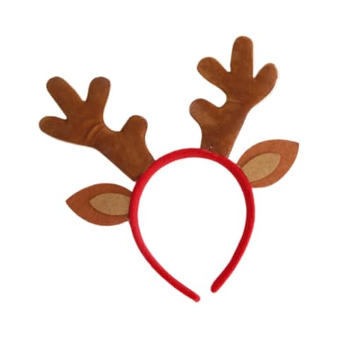 Oshhni Weihnachten Stirnbänder Haar Hoop Kopf Topper Haar Zubehör für Geburtstag Weihnachten Festliche, Geweih von Oshhni