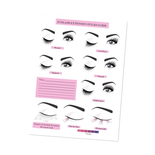 Oshhni Wimpernverlängerungsanleitung, Wimpernstil-Poster, Wimpern-Wanddekoration, Wimperntechniker-Formulare, Poster B Oshhni Wimpernverlängerungsanleitung, Wimpernstil-Poster, Wimpern-Wanddekoration, Wimperntechniker-Formulare, Poster B von Oshhni