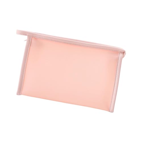 Oshhni wasserdichte Make-up-Tasche, Tasche, staubdicht, Kosmetik-Make-up-Taschen, Kulturbeutel für Flughafen, Strand, Accessoires, Essentials, Damen, ROSA von Oshhni