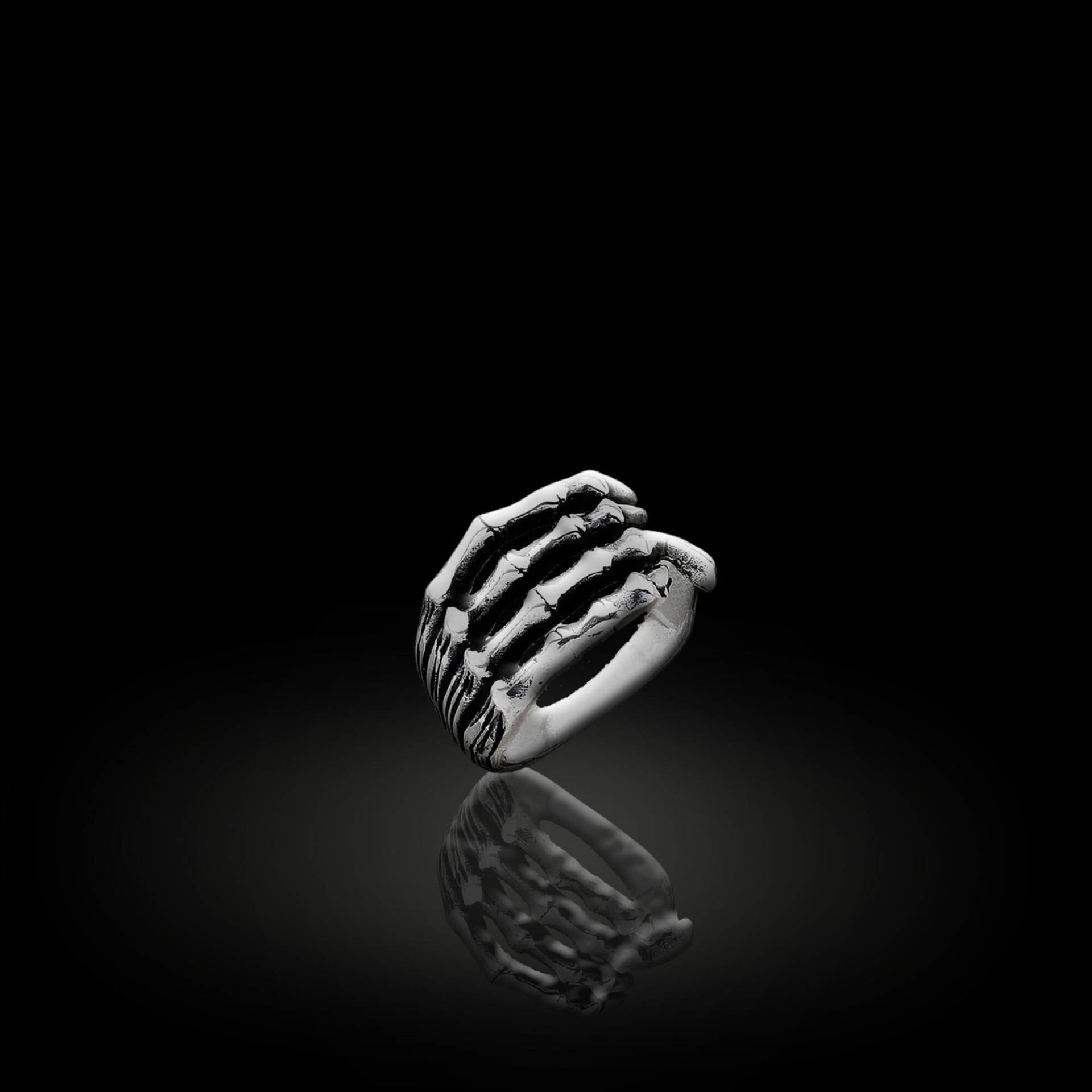 Minimalist Skelett Hand Ring Für Männer, Gothic Männer Silber, Sterling Silber Geschenk, Geschenk Freund, Handgemacht von OsirisJewelry